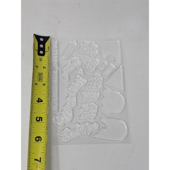 Stampin Up Sweet Ice Cream Treats‎ Candy Food Clear Stamp Set - Picture 2 of 8